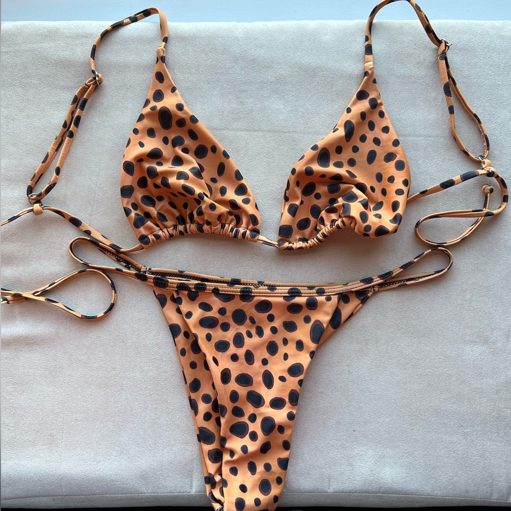 Zaful Animal Print Bikini Size L